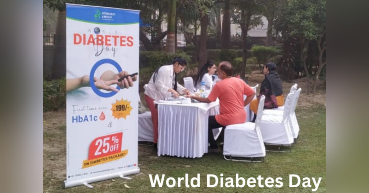 World Diabetes Day: Homoeo Amigo organizes free testing camps across 8 centres in Delhi-NCR & Kolkata